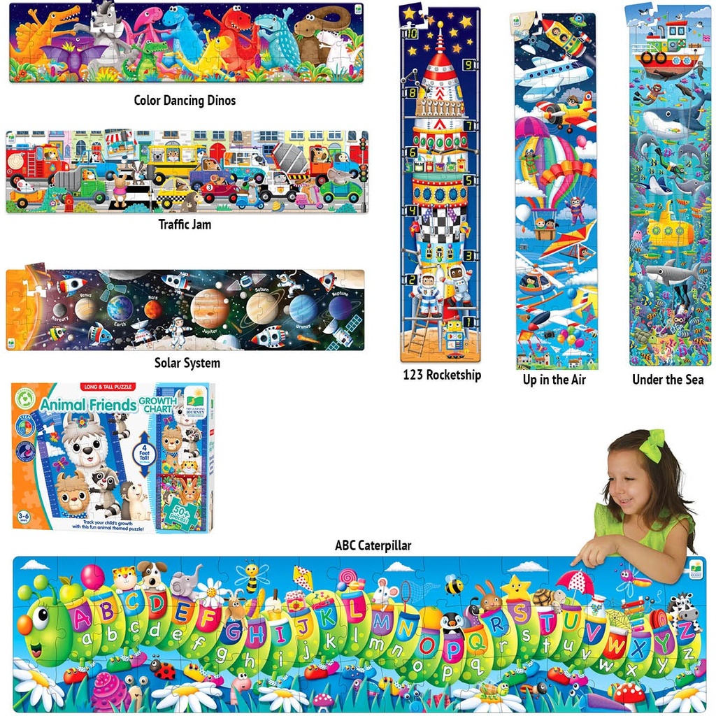 Learning Journey Long & Tall Puzzle Set