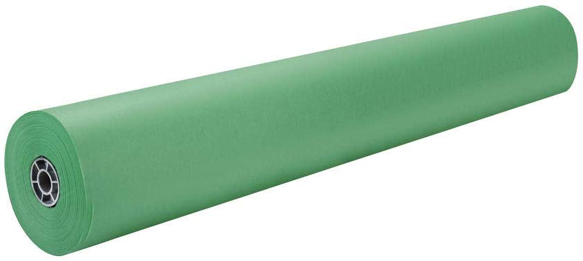 36in x 1000ft Brite Green Rainbow Kraft Paper Roll