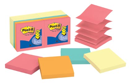 3x3 Pop up Post It Notes 7 Yellow Pads 7 Bright Pads