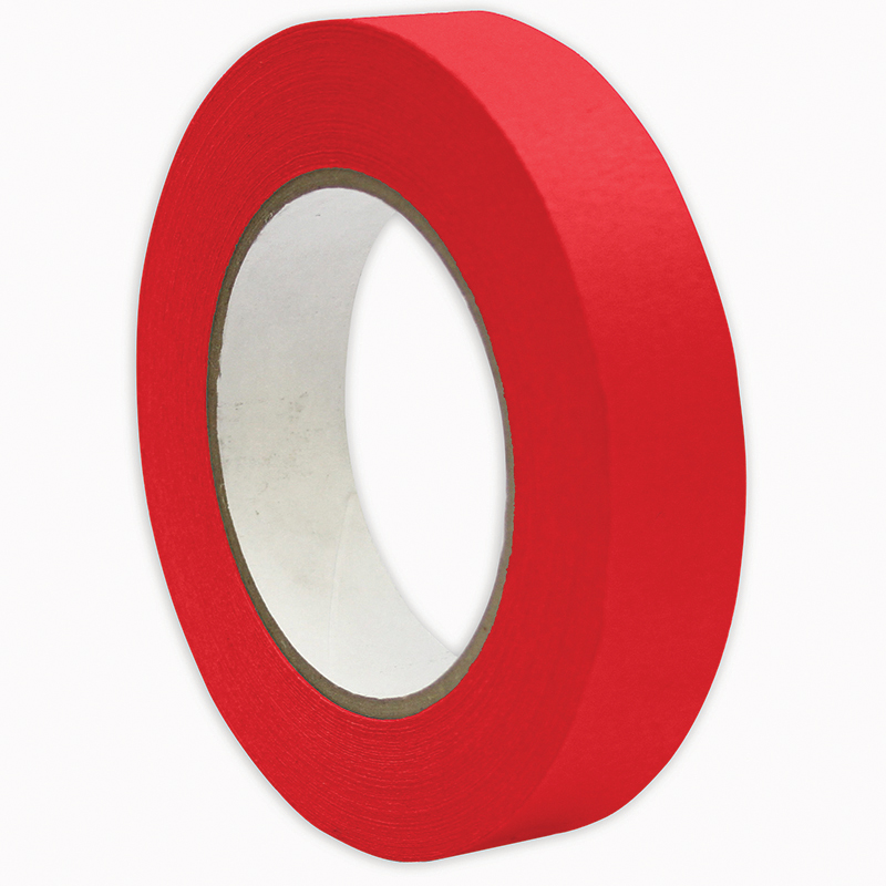 Premium Grade Craft Tape, 1" x 55 yds, Red