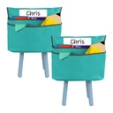Standard Chair Cubbie™, 14", Seafoam Green, Pack of 2