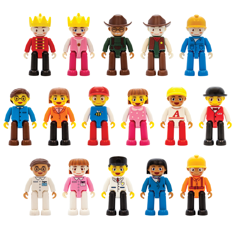 Character Figures, 16-Piece Set