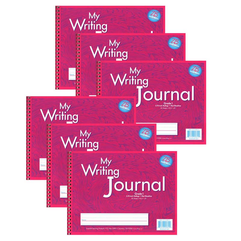 My Writing, Journal, Grade 1, Pink, Pack of 6