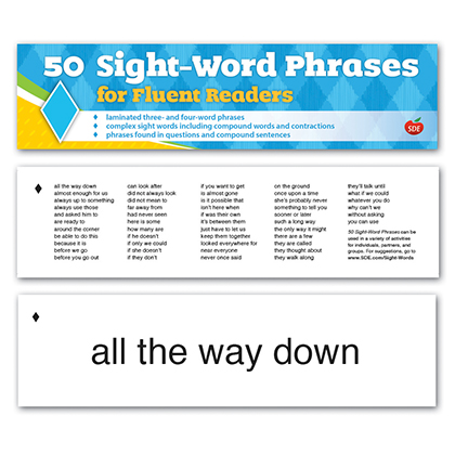 50 Sight Word Phrases for Fluent Readers