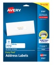Avery Easy Peel Address Labels with SureFeed 1&quot; x 4&quot;