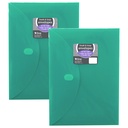 XL Reusable Envelopes, Hook and Loop Closure, 8 1/2 x 11, Assorted Colors, 10 Per Pack, 2 Packs
