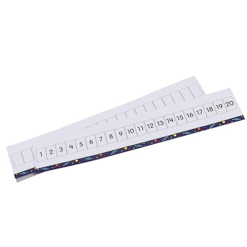 Write-On/Wipe-Off 1-20 Number Path, Set of 10