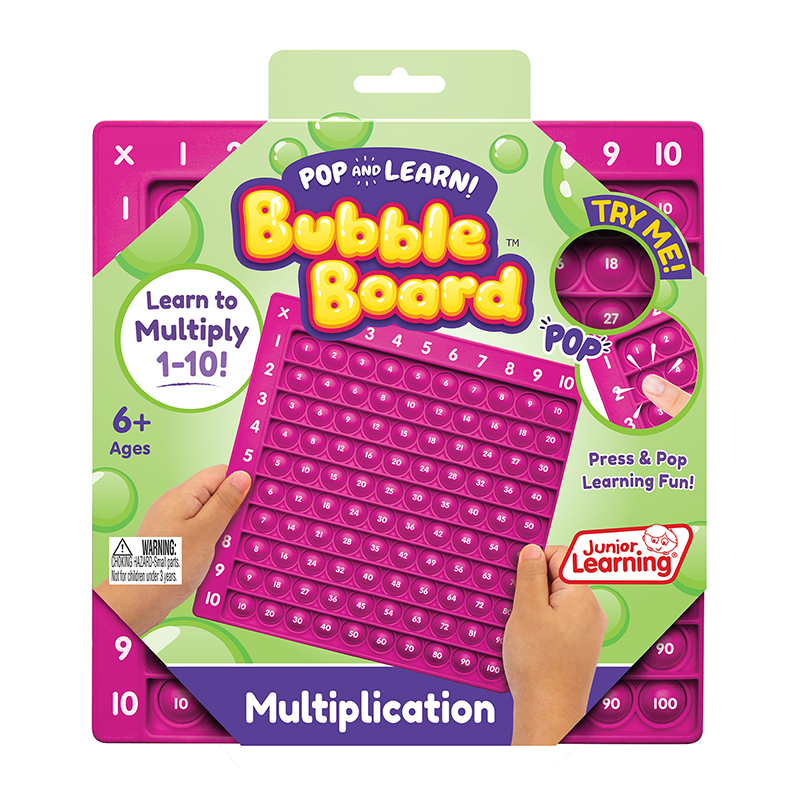 Multiplication Pop and Learn™ Bubble Board