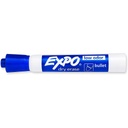 Low-Odor Dry Erase Markers, Chisel Tip, Blue, Box of 12