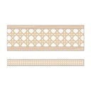 True to You Woven Cane Straight Bulletin Board Borders