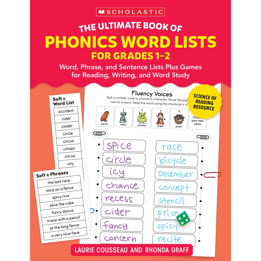 The Ultimate Book Of Phonics Word Lists, Grades 2-3