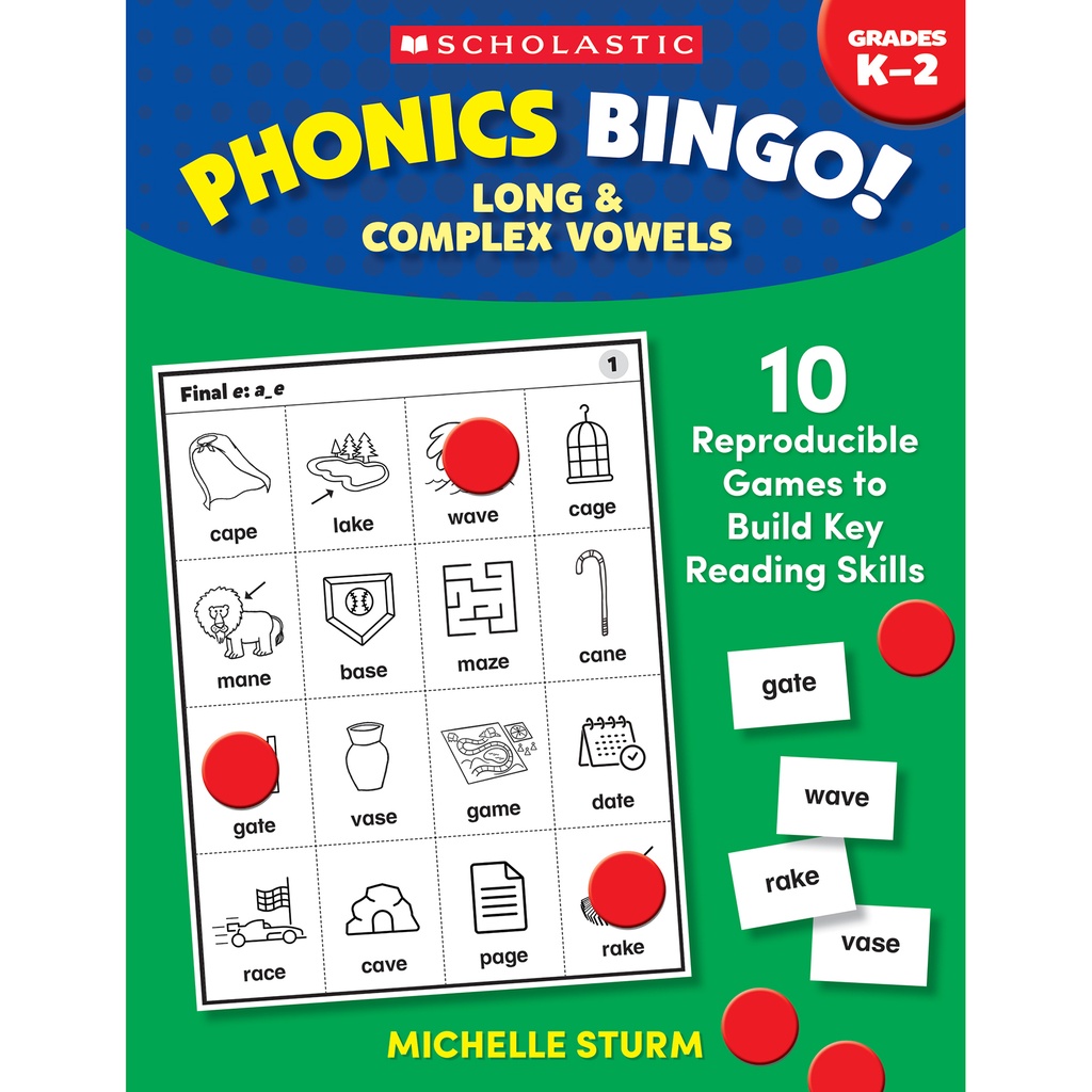 Phonics Bingo! Long & Complex Vowels