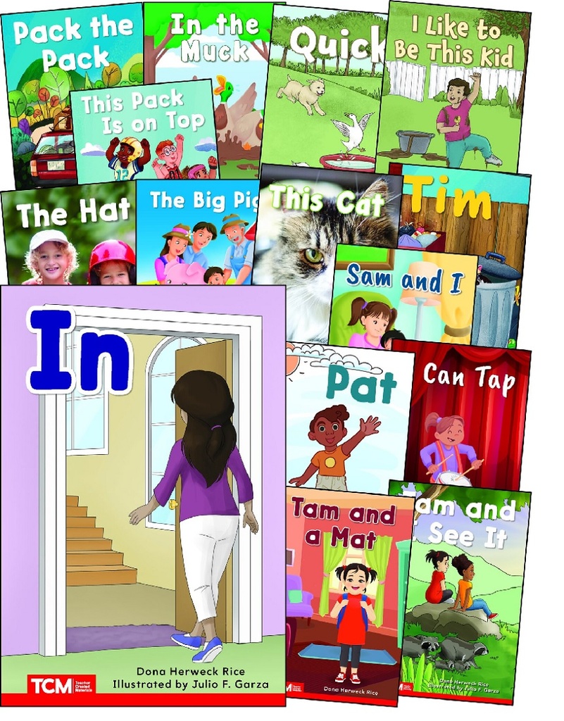 Decodable Books Grade PK-K Set 1: Book Set