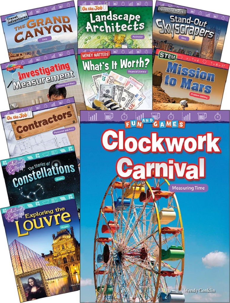 Measurement, Data and Geometry for Third Grade, Book Set
