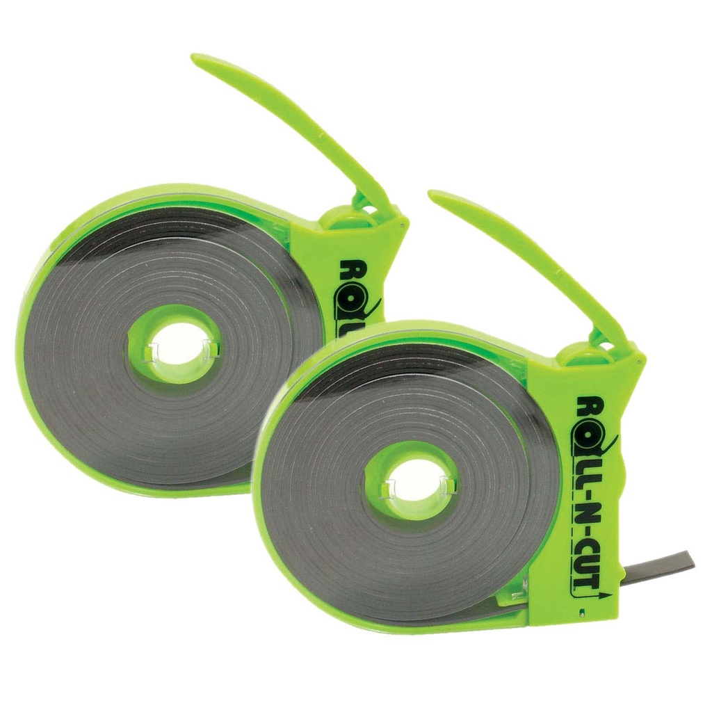 Magnetic Tape with Self Cutting Dispenser Pack of 2