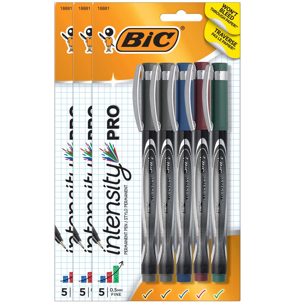 Intensity® Pro Fine Point Marker Pens 15ct in 5 Colors