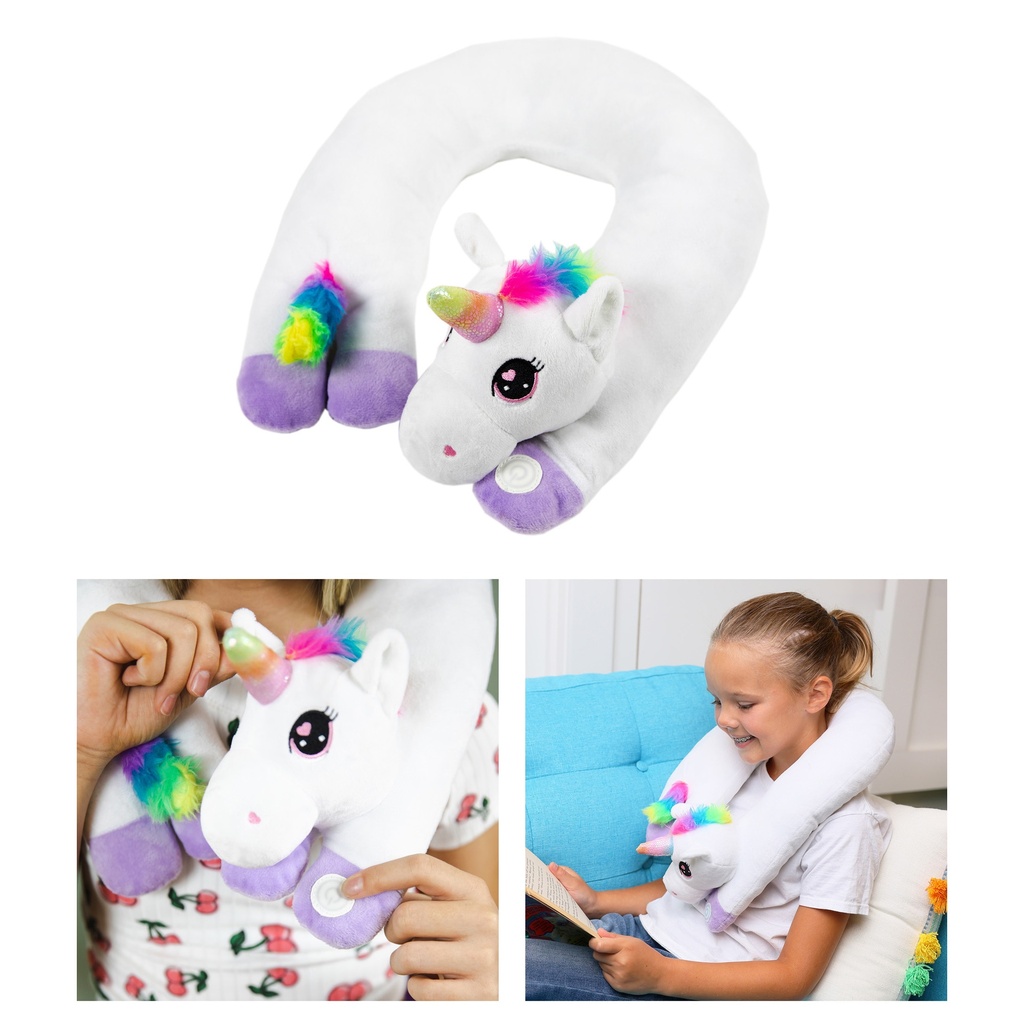 Unicorn Sensory Vibrating Neck Pillow