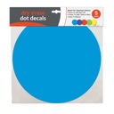 Assorted 11" Dry Erase Dot Decals 5ct