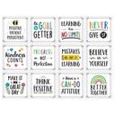 Positive Mindset 10" Designer Cut-Outs, Pack of 12