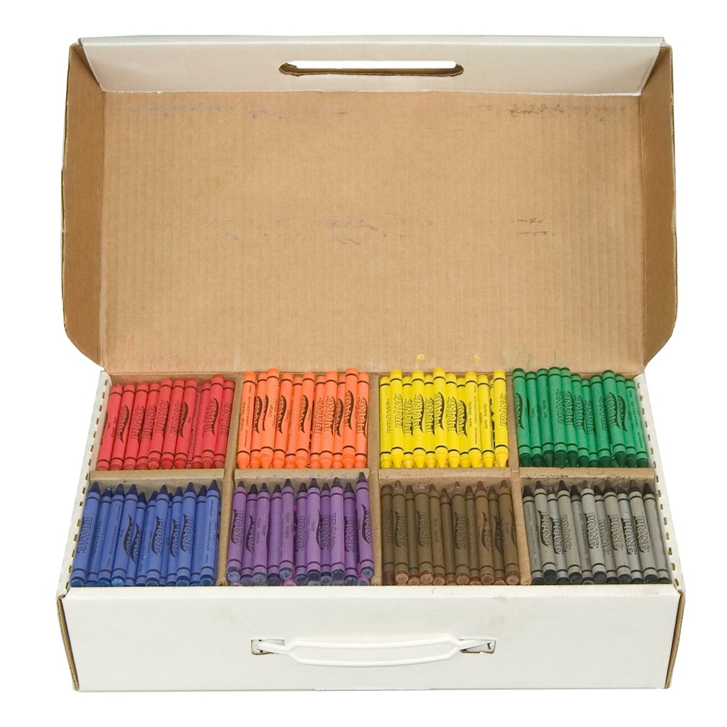 800 Count Master Pack Crayons in 8 Colors 