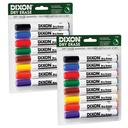 16 Wedge Tip Dry Erase Markers in 8 Colors 