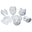 Assorted Paperboard Masks 24 Pieces