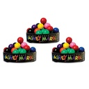 60 Assorted Colors Magnet Marbles