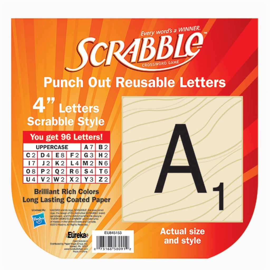 Scrabble™ Deco 4" Letters