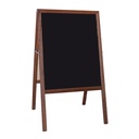 Stained Marquee Easel with Black Chalkboard