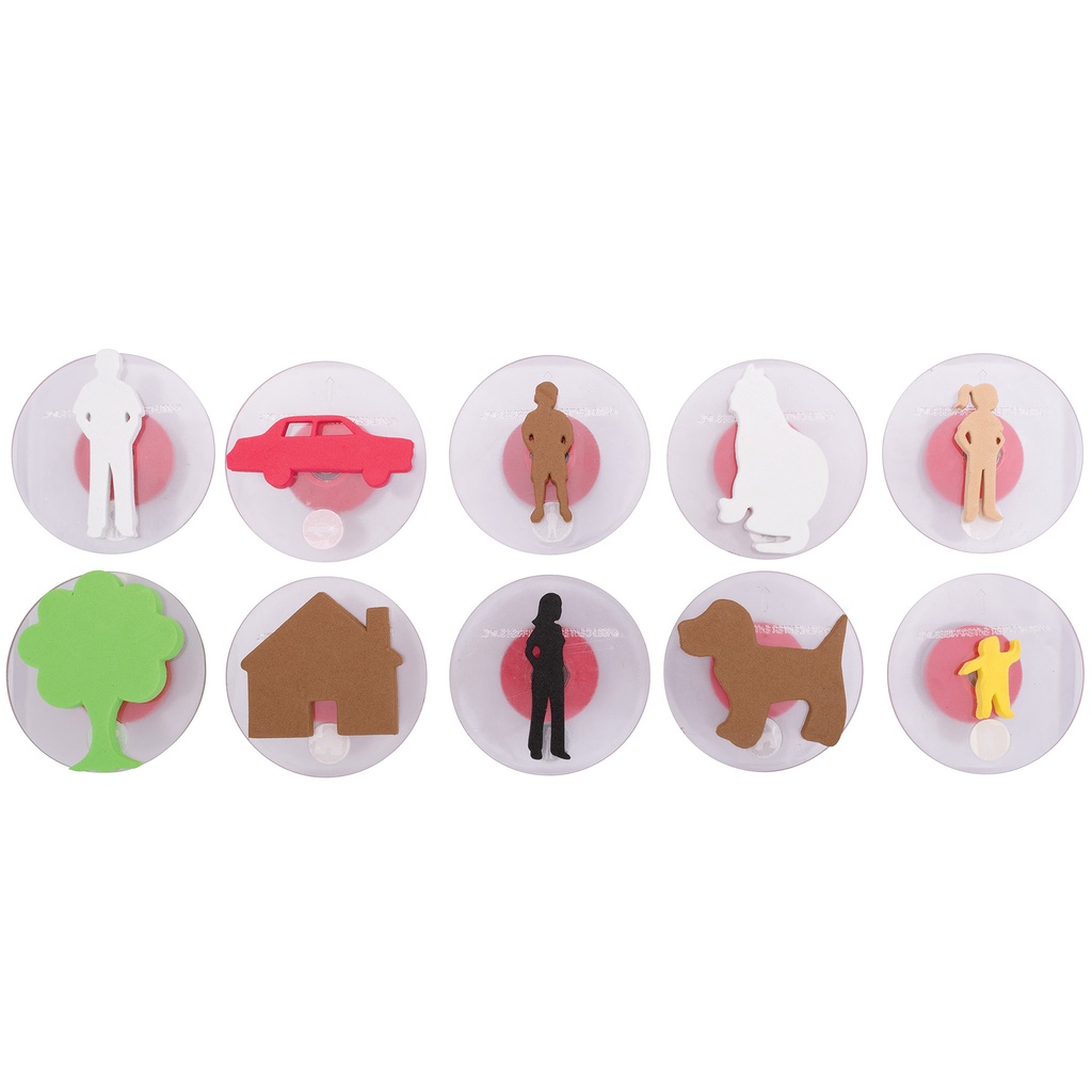 Family Members Giant Stampers Set of 10