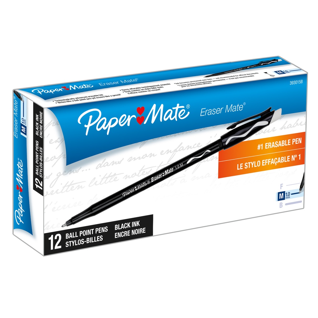Black Eraser Mate® Pen 12-Pack