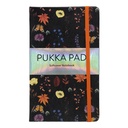 Cream Bloom Softcover Notebook with Pocket Pack 3