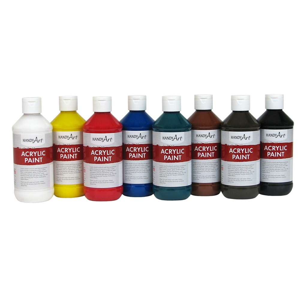 Primary 8-Color Set Acrylic Paint