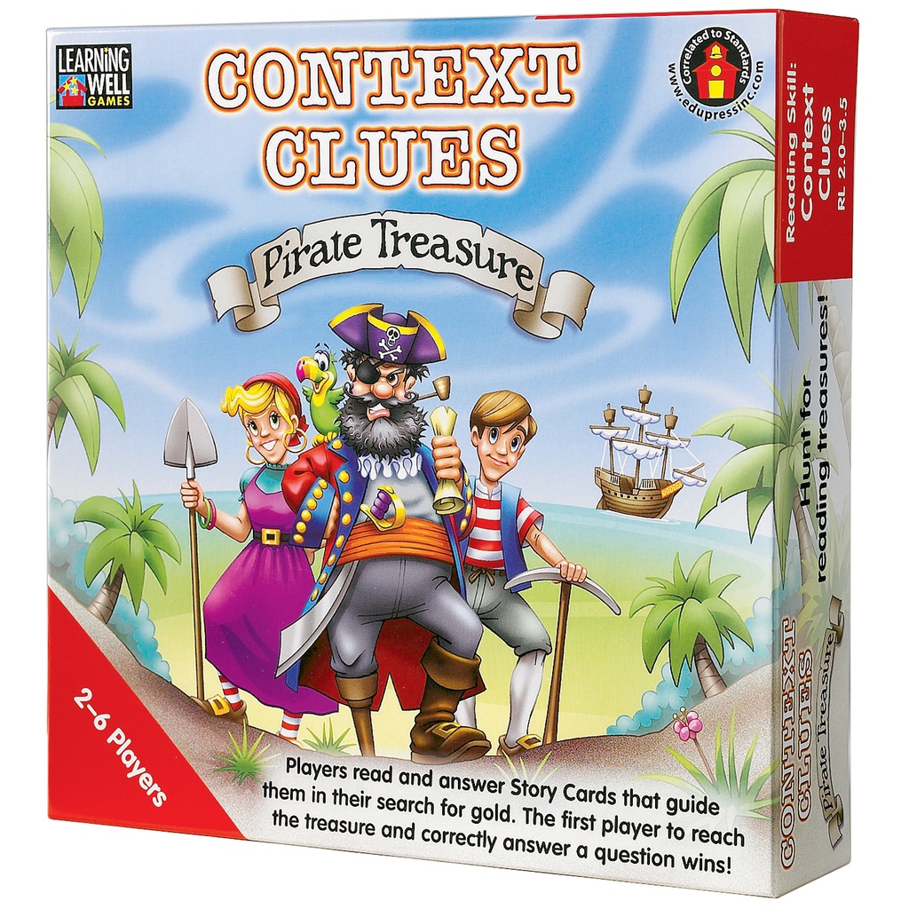 Context Clues Red Level—Pirate Treasure Game
