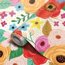 Wildflowers Peel and Stick Decorative Paper Roll 17.5" x 10' 