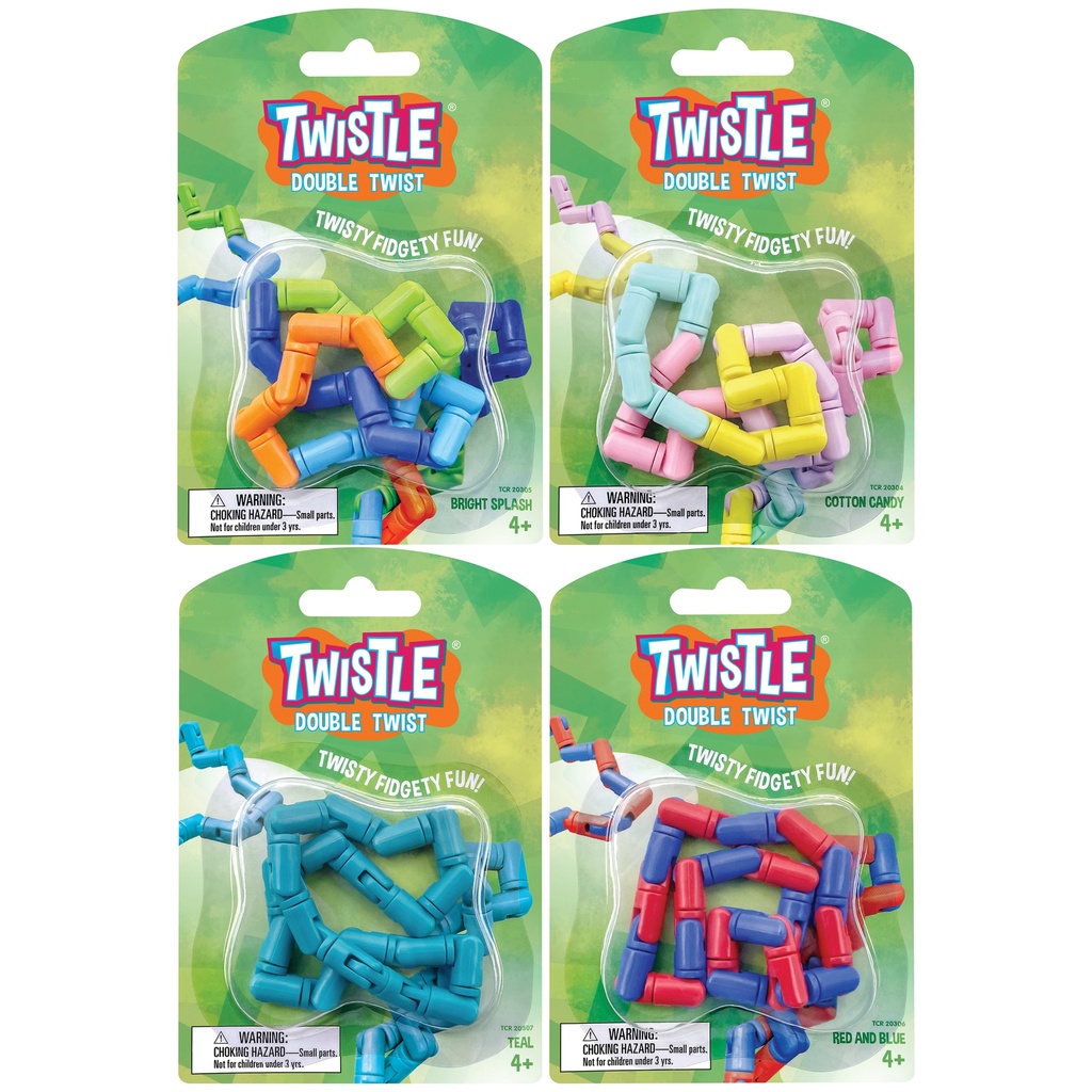 Assorted Twistle Double Twist Set of 4