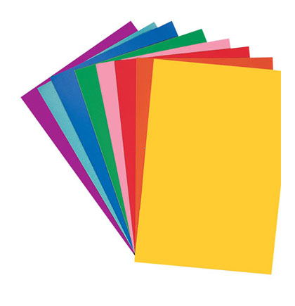 Assorted Peacock Poster Board 50 Count  Pack