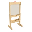 Free Standing Wooden Double Sided Accessory Panel Easel