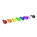 Multicolor 512 Screws for Peg System Activity Board Accessory Panel