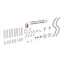 Pipe Builder Set for Peg System Activity Board Accessory Panel