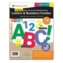 Jewel Colors Bulletin Board Letters & Numbers