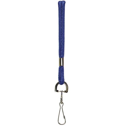 Blue Lanyard with Hook