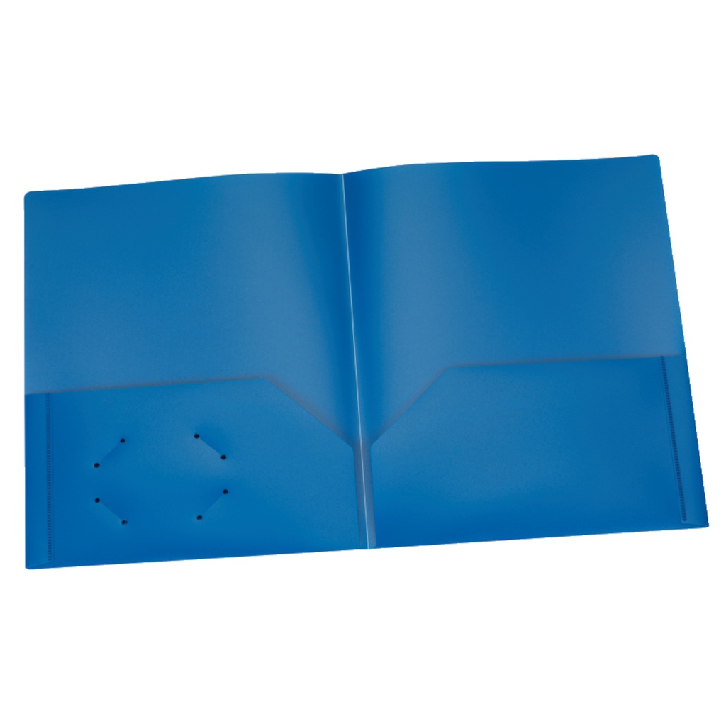 Oxford Two Pocket Heavyweight Poly Portfolios Blue Box of 25