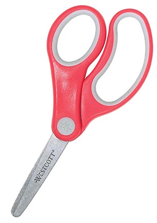 Soft Handle 5" Kids Scissors, Blunt, Assorted Colors (No Color Choice) | 14726 ACM