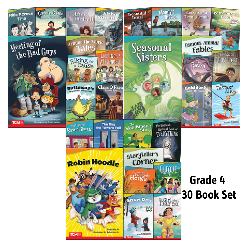 Literary Text Grade 4 Readers Set 1, 2 & 3 30-Book Set