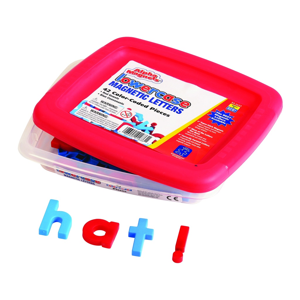AlphaMagnets® Color-Coded Lowercase, 42 Pieces