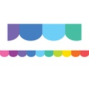 Colorful Scalloped Die-Cut Border Trim