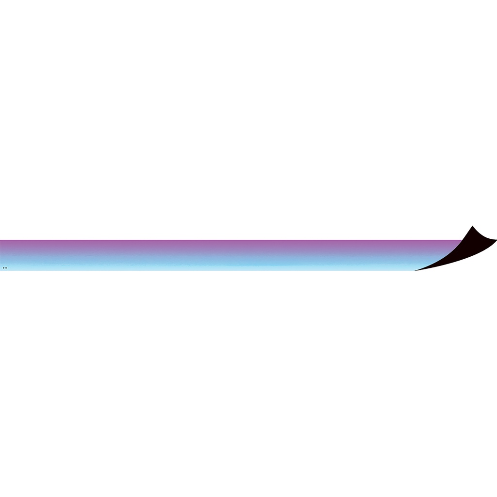 Purple and Blue Color Wash Magnetic Border, 24 Feet