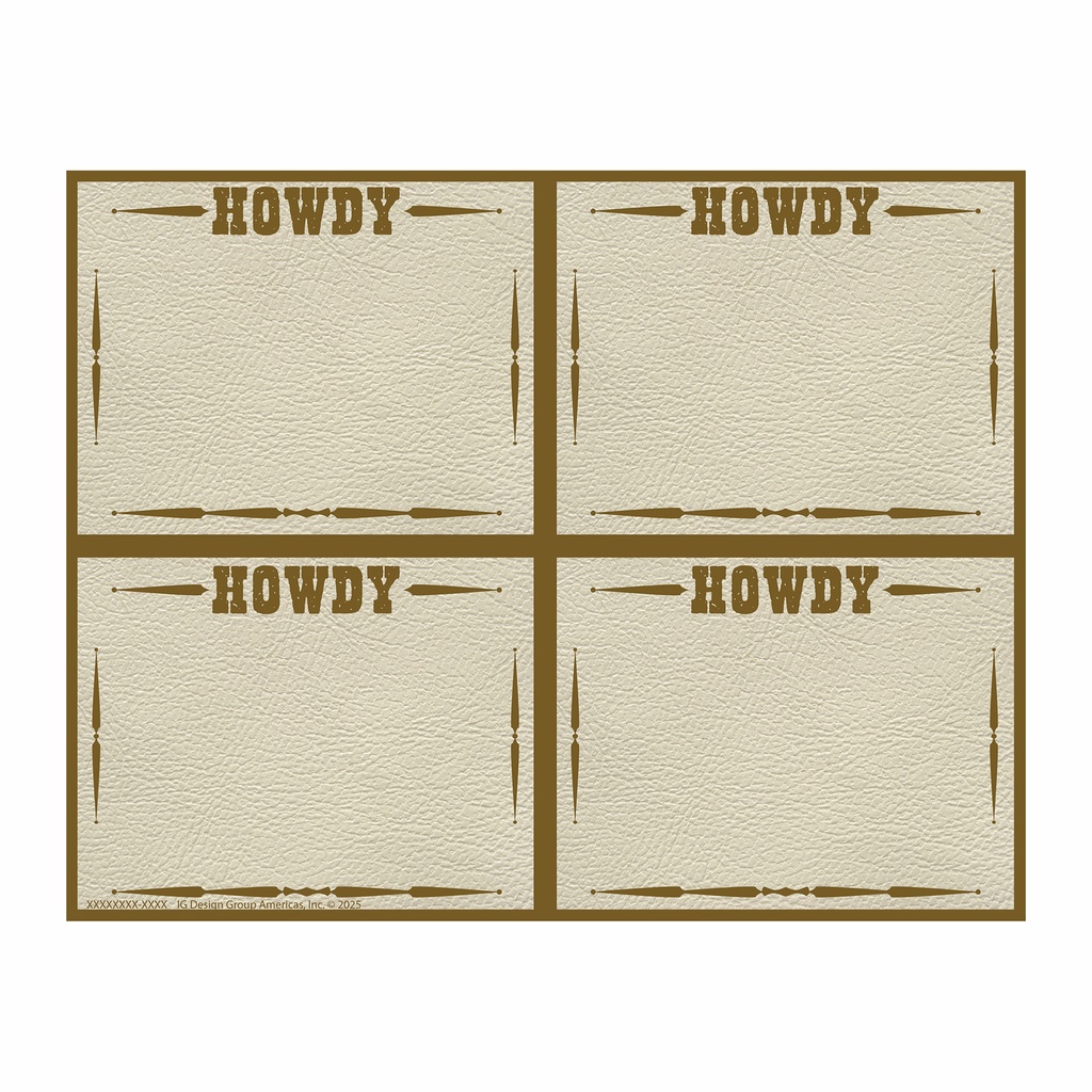 Wild Wild Classroom Name Tags