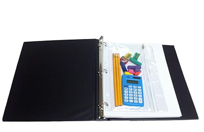 Clear Pencil Storage Pouch with Zipper